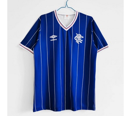 Rangers 82/83 Home Blue Soccer Jersey